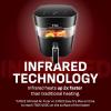 image:imageTfal Infrared Air Fryer 2x Faster Than Traditional Heating Large Air Fryer Toaster Oven Combo 6 Qt Digital Touch Screen 7in1 Cooking Functions NoShake Technology 1550W Black73 quarts