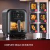 image:imageTfal Infrared Air Fryer 2x Faster Than Traditional Heating Large Air Fryer Toaster Oven Combo 6 Qt Digital Touch Screen 7in1 Cooking Functions NoShake Technology 1550W Black63 Quart