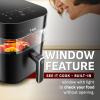 image:imageTfal Infrared Air Fryer 2x Faster Than Traditional Heating Large Air Fryer Toaster Oven Combo 6 Qt Digital Touch Screen 7in1 Cooking Functions NoShake Technology 1550W Black73 quarts