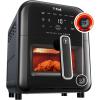 image:imageTfal Infrared Air Fryer 2x Faster Than Traditional Heating Large Air Fryer Toaster Oven Combo 6 Qt Digital Touch Screen 7in1 Cooking Functions NoShake Technology 1550W Black63 Quart