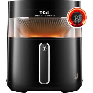 image:imageTfal Infrared Air Fryer 2x Faster Than Traditional Heating Large Air Fryer Toaster Oven Combo 6 Qt Digital Touch Screen 7in1 Cooking Functions NoShake Technology 1550W Black73 quarts