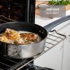image:imageTfal Essentials Stainless Steel Cookware Set 2Piece 8 and 105 Induction Compatible Oven Safe 350F Pots and Pans Set Cooking Skillets Cookware Kitchen Frying Pans SilverBlueFry Pan w Nonstick Coating