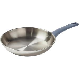 image:imageTfal Essentials Stainless Steel Cookware Set 2Piece 8 and 105 Induction Compatible Oven Safe 350F Pots and Pans Set Cooking Skillets Cookware Kitchen Frying Pans SilverBlueFry Pan