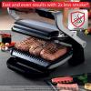 image:imageTFal OptiGrill Stainless Steel XL Electric Grill 6 Servings 9 Intelligent Automatic Cooking Modes Panini Press 1800 Watts Nonstick Removable Plates Indoor Frozen Food Kitchen AppliancesOptiGrill