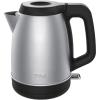image:imageTfal Element Stainless Steel Electric Kettle 17 Liter Fast boiling 78 sec Easy to use Easy lid opening 1500 Watts Removable AntiScale Filter Precision Pouring Silver and Black
