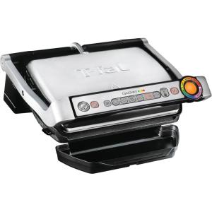 image:imageTFal OptiGrill Stainless Steel XL Electric Grill 6 Servings 9 Intelligent Automatic Cooking Modes Panini Press 1800 Watts Nonstick Removable Plates Indoor Frozen Food Kitchen AppliancesOptiGrill