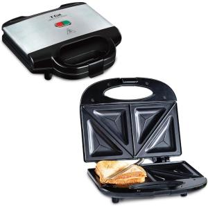 image:imageTFal OptiGrill Stainless Steel XL Electric Grill 6 Servings 9 Intelligent Automatic Cooking Modes Panini Press 1800 Watts Nonstick Removable Plates Indoor Frozen Food Kitchen AppliancesCompact Sandwich Maker