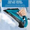 image:imageTFal Ultraglide Steam Iron for Clothes Durilium Soleplate Precision Tip AntiDrip AutoOff 1800 Watts Ironing Steaming FV5841U0Durilium Soleplate
