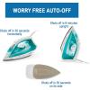 image:imageTfal Iron Ecomaster Steam Iron for Clothes Ceramic Soleplate EcoFriendly with Steam Trigger 1400 Watts AntiDrip Ironing Programmable Steaming Blue Clothes Iron FV1742U01400 Watts