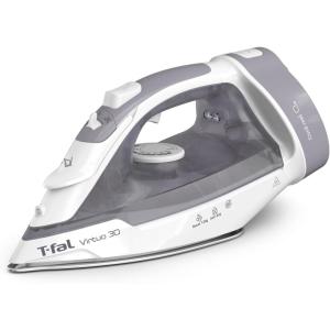 image:imageTFal Ultraglide Steam Iron for Clothes Durilium Soleplate Precision Tip AntiDrip AutoOff 1800 Watts Ironing Steaming FV5841U0Ceramic Soleplate  Cord Reel