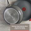 image:imageTfal Ceramic Excellence Reserve Ceramic Non Stick Universal Pan wGlass Lid 55 Quart Induction Oven Broiler Safe 500F Healthy Cooking Easy Cleaning Heat Indicator Cookware Pots and Pans GreyFry Pan