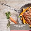 image:imageTfal Ceramic Excellence Reserve Ceramic Non Stick Universal Pan wGlass Lid 55 Quart Induction Oven Broiler Safe 500F Healthy Cooking Easy Cleaning Heat Indicator Cookware Pots and Pans GreyFry Pan