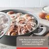 image:imageTfal Ceramic Excellence Reserve Ceramic Non Stick Universal Pan wGlass Lid 55 Quart Induction Oven Broiler Safe 500F Healthy Cooking Easy Cleaning Heat Indicator Cookware Pots and Pans GreyUniversal Pan