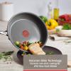 image:imageTfal Ceramic Excellence Reserve Ceramic Non Stick Universal Pan wGlass Lid 55 Quart Induction Oven Broiler Safe 500F Healthy Cooking Easy Cleaning Heat Indicator Cookware Pots and Pans GreyFry Pan