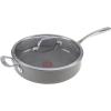 image:imageTfal Ceramic Excellence Reserve Ceramic Non Stick Universal Pan wGlass Lid 55 Quart Induction Oven Broiler Safe 500F Healthy Cooking Easy Cleaning Heat Indicator Cookware Pots and Pans GreyJumbo Cooker