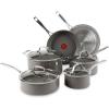 image:imageTfal Ceramic Excellence Reserve Ceramic Non Stick Universal Pan wGlass Lid 55 Quart Induction Oven Broiler Safe 500F Healthy Cooking Easy Cleaning Heat Indicator Cookware Pots and Pans Grey10Piece Set