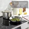 image:imageTFal Gourmet Stainless Steel Fry Pan 125 Inch Induction Compatible Skillet Pan Fast and Even Heating Oven Safe to 500F Professional Grade Cookware for Home ChefsFry Pan