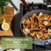 image:imageTFal Preserve Ceramic Nonstick Frying Pan Skillet 12inch Oven Broiler Safe up to 350F Cookware InoCeram Glide Technology Frying Pan Skillet Pots amp Pans Rose GoldBlue