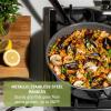 image:imageTFal Preserve Ceramic Nonstick Frying Pan Skillet 12inch Oven Broiler Safe up to 350F Cookware InoCeram Glide Technology Frying Pan Skillet Pots amp Pans Rose GoldBlack