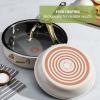 image:imageTFal Preserve Ceramic Nonstick Frying Pan Skillet 12inch Oven Broiler Safe up to 350F Cookware InoCeram Glide Technology Frying Pan Skillet Pots amp Pans Rose GoldBeige