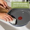 image:imageTFal Preserve Ceramic Nonstick Frying Pan Skillet 12inch Oven Broiler Safe up to 350F Cookware InoCeram Glide Technology Frying Pan Skillet Pots amp Pans Rose GoldBlue