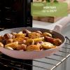 image:imageTFal Preserve Ceramic Nonstick Frying Pan Skillet 12inch Oven Broiler Safe up to 350F Cookware InoCeram Glide Technology Frying Pan Skillet Pots amp Pans Rose GoldPink