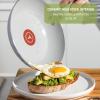 image:imageTFal Preserve Ceramic Nonstick Frying Pan Skillet 12inch Oven Broiler Safe up to 350F Cookware InoCeram Glide Technology Frying Pan Skillet Pots amp Pans Rose GoldPink