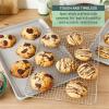 image:imageTfal Refresh Ceramic Nonstick Baking Pans Set 8 Pc Roaster 12Cup for Muffins Loaf Trays Baking Sheets Non Stick Cooling Cooking Rack Stackable Bakeware Set Mint Green8Piece
