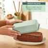 image:imageTfal Refresh Ceramic Nonstick Baking Pans Set 8 Pc Roaster 12Cup for Muffins Loaf Trays Baking Sheets Non Stick Cooling Cooking Rack Stackable Bakeware Set Mint Green5Piece
