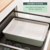 image:imageTfal Refresh Ceramic Nonstick Baking Pans Set 8 Pc Roaster 12Cup for Muffins Loaf Trays Baking Sheets Non Stick Cooling Cooking Rack Stackable Bakeware Set Mint Green5Piece