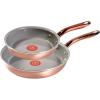 image:imageTfal Preserve Ceramic Non stick Cookware Set 13Piece Oven amp Broiler Safe up to 350F Includes Stockpot Saucepans Frying Pans Protectors Pots and Pans Rose GoldRose Gold