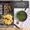image:imageTFal Ultimate Hard Anodized Ceramic Nonstick 8 Piece Cookware Set Oven Safe Up to 400F Dishwasher Safe Pots and Pans Set Includes Frying Pans Saucepan Cooking Utensils Grey12Piece
