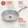 image:imageTfal Initiatives Ceramic Non Stick Cookware Set 14 Piece Oven Broiler Safe 350F Kitchen Cooking Set WFry Pans Saucepans Dutch Oven Utensils Healthy Cooking Home Pots and Pans Gold14Piece