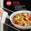 image:imageTfal Initiatives Ceramic Non Stick Cookware Set 14 Piece Oven Broiler Safe 350F Kitchen Cooking Set WFry Pans Saucepans Dutch Oven Utensils Healthy Cooking Home Pots and Pans Gold14Piece