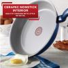 image:imageTfal Initiatives Ceramic Nonstick Cookware Set 14 Piece Oven Safe 350F Pots and Pans Blue