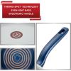 image:imageTfal Initiatives Ceramic Nonstick Cookware Set 14 Piece Oven Safe 350F Pots and Pans Blue