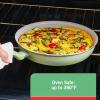 image:imageTfal Recycled Ceramic Nonstick Cookware Set 12 Piece Oven Safe 350F Pots and Pans Fry Pan Kitchen tools GreenSauce Pan