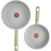image:imageTfal Recycled Ceramic Nonstick Cookware Set 12 Piece Oven Safe 350F Pots and Pans Fry Pan Kitchen tools Green2Piece Set
