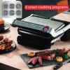 image:imageOptiGrill Stainless Steel Electric Grill With Tfal Ice Force Stainless Steel Steak Knives setUp to 4 Servings  6 Cooking Modes Plus Steak Knives