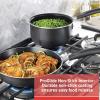 image:imageTfal 20 piece set of Signature Nonstick Cookware with Ice Force German Stainless Steel Kitchen Knife Set and Wood Block20Piece