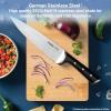 image:imageTfal 25 Piece Set Ultimate Hard Anodized Nonstick Cookware Set With Ice Force Stainless Steel Kitchen Knife Set and Wood Block