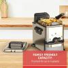 image:imageTfal Compact EZ Clean Stainless Steel Deep Fryer with Basket for Home Use 18 Liter Oil and 17 Pound Food Capacity 1200 Watts Easy Clean Temp Control Oil Filtration 18 L18 L 1200 W