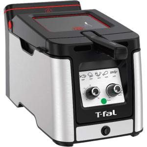 image:imageTfal Compact EZ Clean Stainless Steel Deep Fryer with Basket for Home Use 18 Liter Oil and 17 Pound Food Capacity 1200 Watts Easy Clean Temp Control Oil Filtration 18 L35 L 1800 W