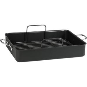 image:imageTfal Specialty Nonstick Double Burner Griddle 18 Inch Oven Safe 350F Cookware Pots and Pans Dishwasher Safe BlackRoaster