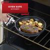 image:imageTfal HeatMaster Nonstick Fry Pan 10 Inch Induction Oven Broiler Safe 500F Cookware Pots and Pans Dishwasher Safe Black and BlueFry Pan