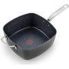image:imageTfal HeatMaster Nonstick Fry Pan 10 Inch Induction Oven Broiler Safe 500F Cookware Pots and Pans Dishwasher Safe Black and BlueSquare Jumbo Cooker