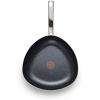 image:imageTfal HeatMaster Nonstick Fry Pan 10 Inch Induction Oven Broiler Safe 500F Cookware Pots and Pans Dishwasher Safe Black and BlueTriangle Pan