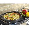 image:imageTfal HeatMaster Nonstick Fry Pan 10 Inch Induction Oven Broiler Safe 500F Cookware Pots and Pans Dishwasher Safe Black and BlueTriangle Pan