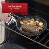 image:imageTfal HeatMaster Nonstick Saut Pan 12 Inch Induction Oven Broiler Safe 500F Cookware Pots and Pans Dishwasher Safe Black and BlueHeatMaster Nonstick