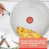 image:imageTfal Signature Non Stick Sauce Pan wGlass Lid 3 Quart Oven Broiler Safe 350F Scratch Resistant Comfortable handle Versatile amp Convenient Cookware Pots and Pans Dishwasher Safe BlackCeramic Nonstick